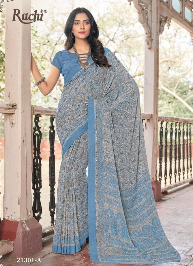 Star Chiffon 94 Edition By Ruchi Chiffon Daily Wear Saree Catalog